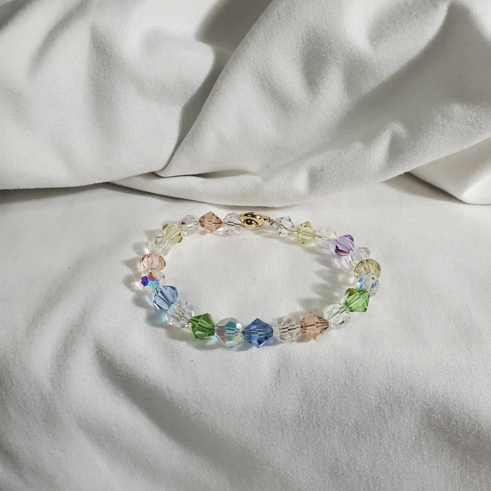 Crystal Stones Multicolor Bracelet - Picture 3 of 5